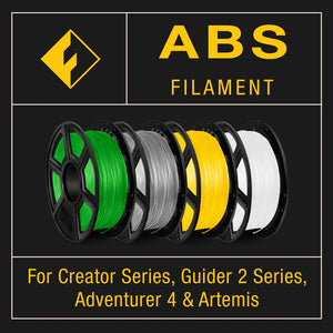 FlashForge ABS Filament for Dreamer, Inventor, and Adventurer 3